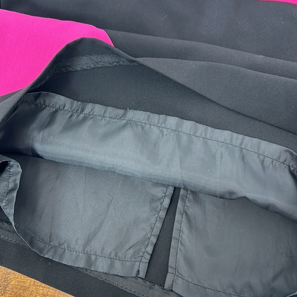 Worthington Art Deco Pencil Skirt Lined Zipper Size 14 Office Polkadot Work Suit - Picture 15 of 16